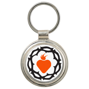 Sacred Heart Key Tag