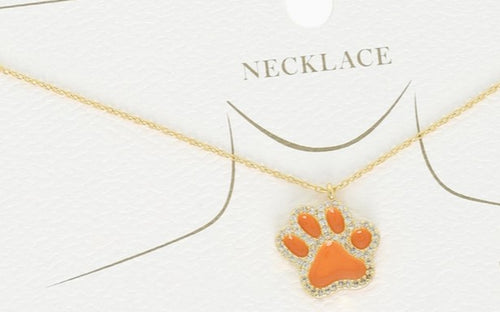 Paw Print Necklace