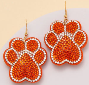 Paw Print Earrings