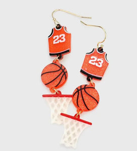 BBall earrings