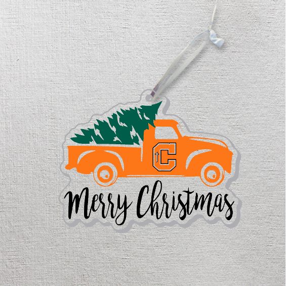 Pickup Truck Christmas Ornament
