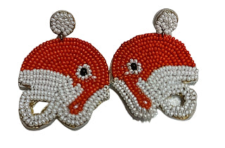 Helmet earrings