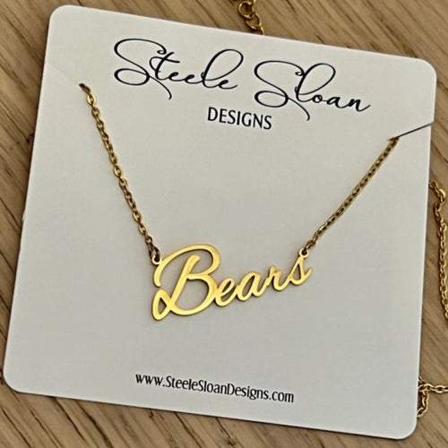 Bear necklace