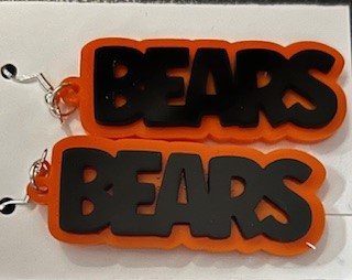 Spirit bear earrings