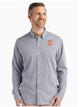 Mens gingham dress shirt