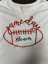 Football Notched Neck Sweatshirt