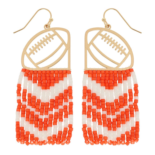 Tassel fball earring