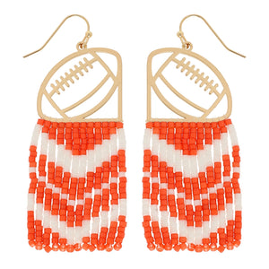 Tassel fball earring