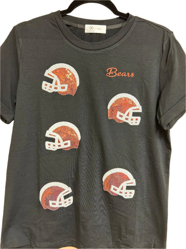 Sequin Helmet Graphic Tee