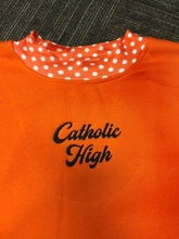 Ladies Orange Dot Sweatshirt