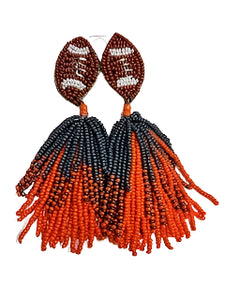 Fball bead earrings