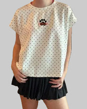 scuba polka dot top