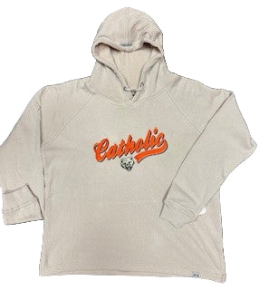 Lds Raglan Hood Stone Heather
