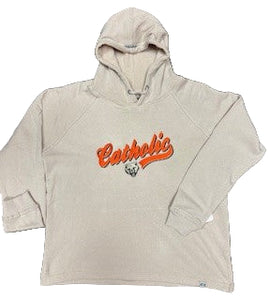 Lds Raglan Hood Stone Heather