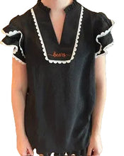 ruffle sleeve top